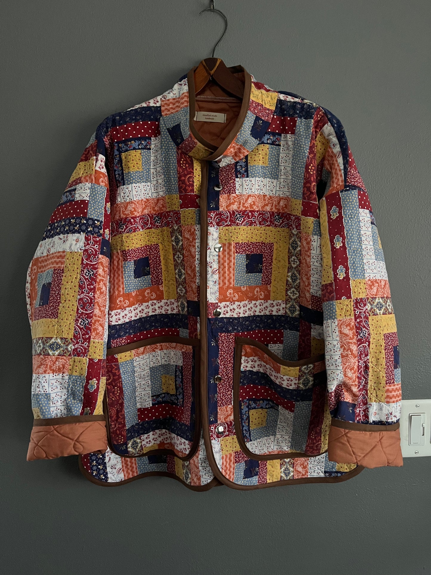 Autumn Log Cabin Rosie Jacket
