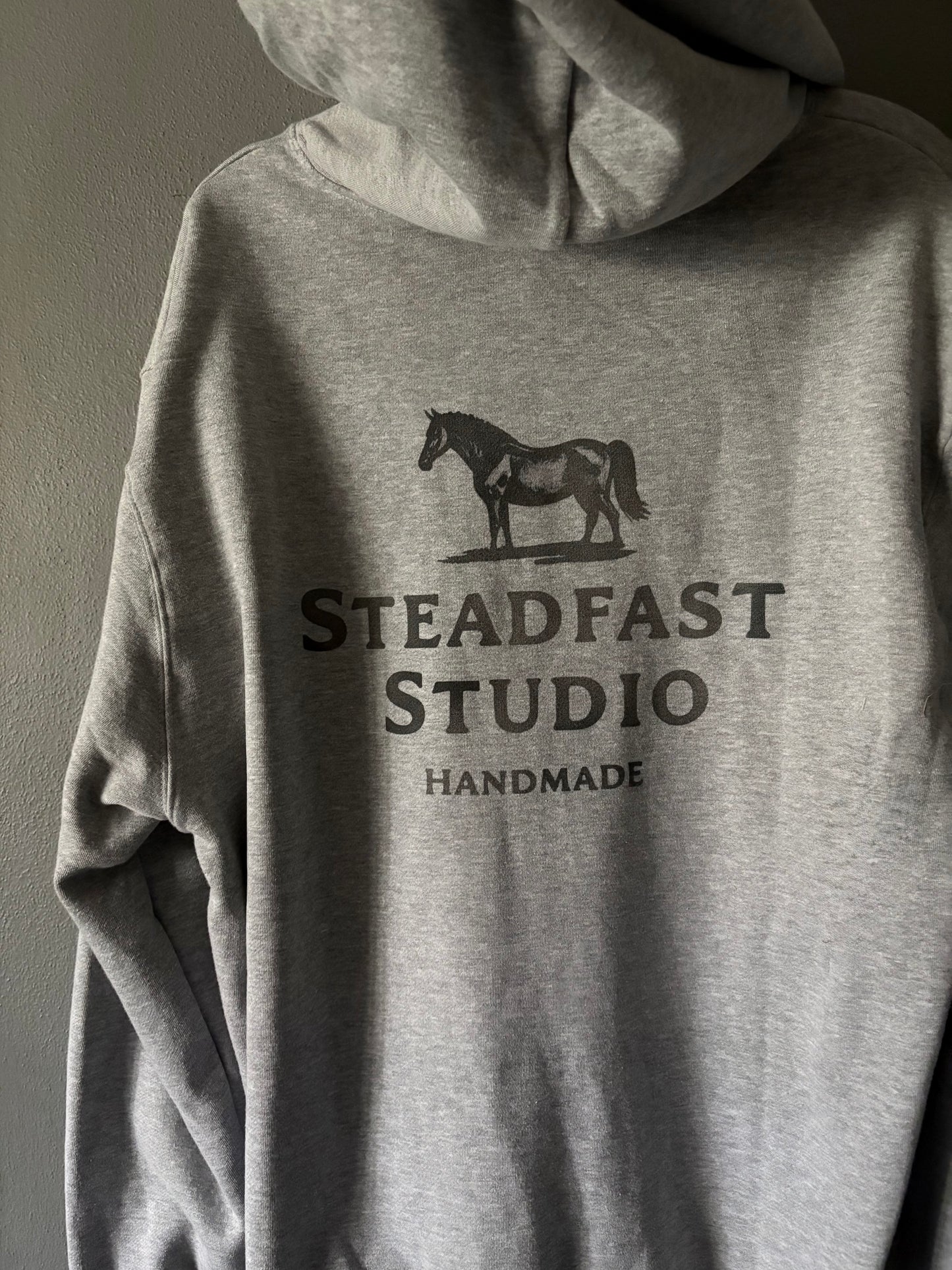 Steadfast Studio Logo Gray Hoodie