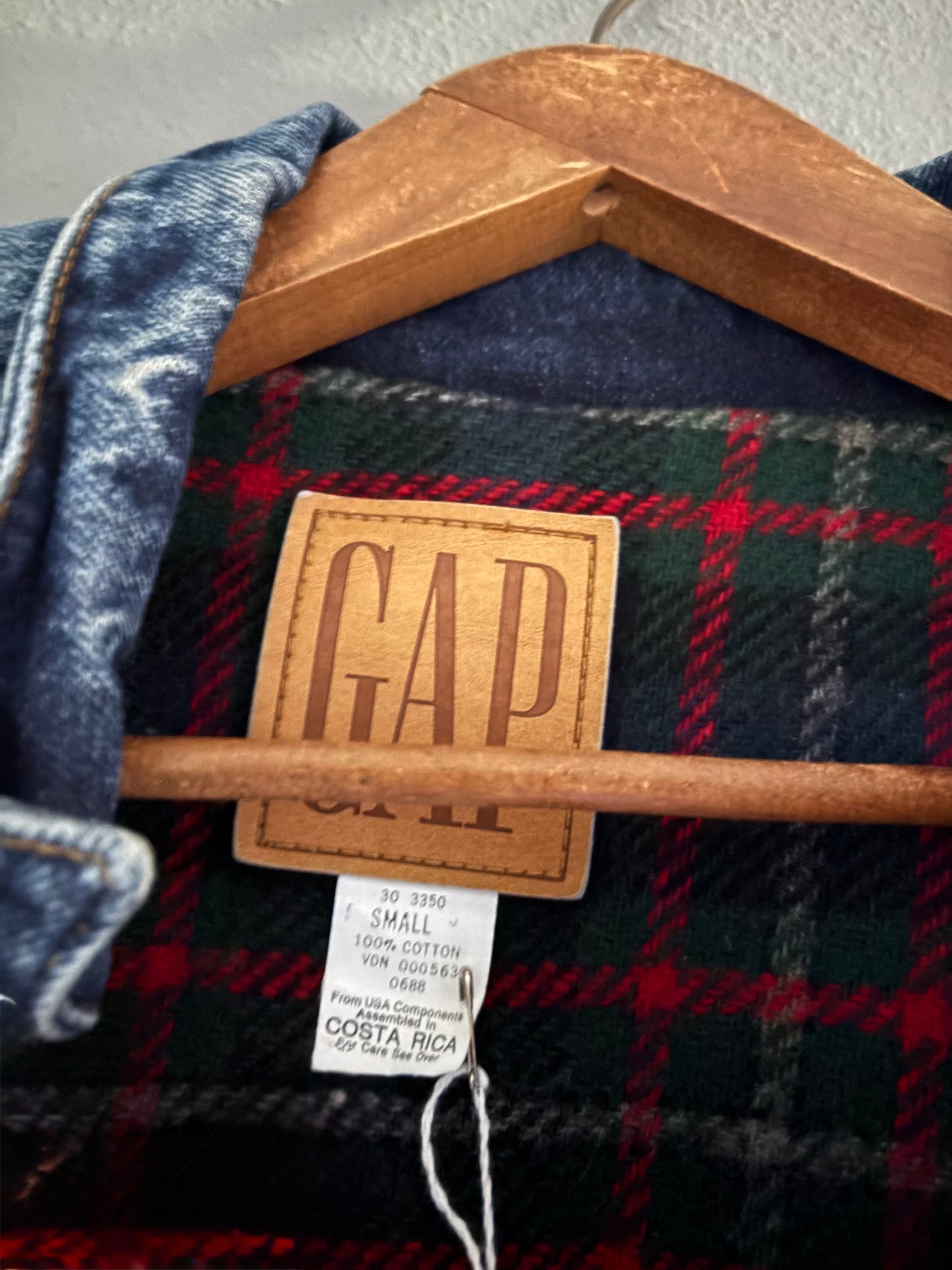 Lined Quilt Back Denim Jacket