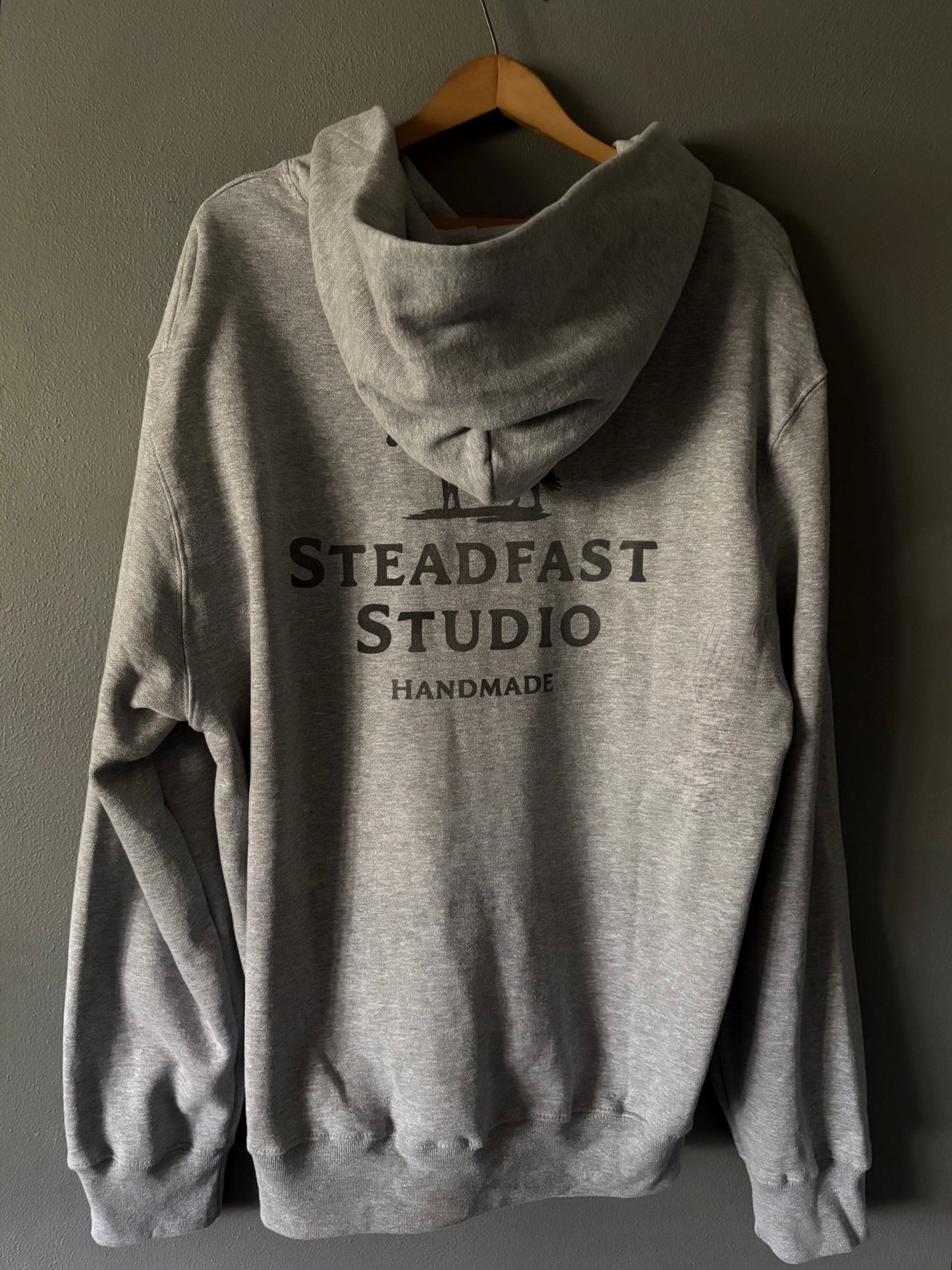Steadfast Studio Logo Gray Hoodie