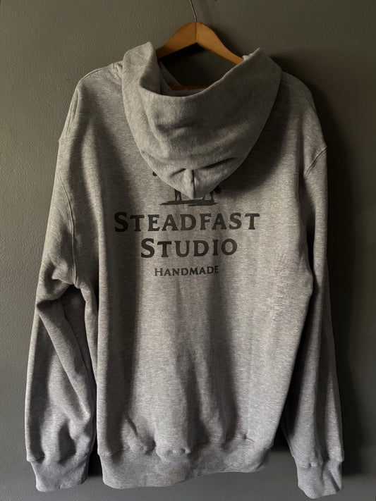 Steadfast Studio Logo Gray Hoodie