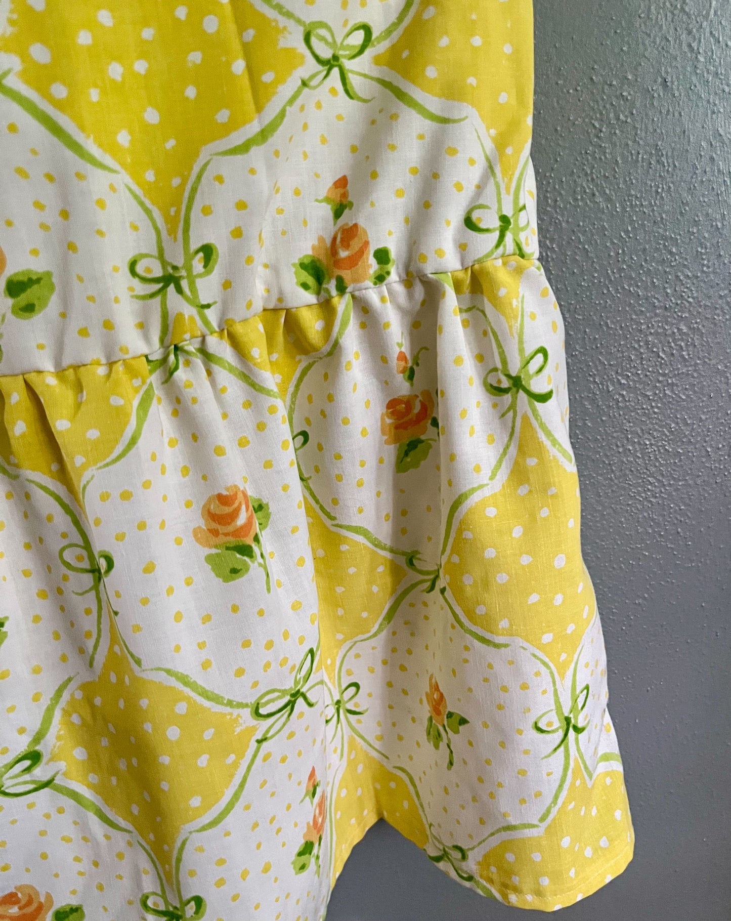 Yellow Full Length Nora Dress