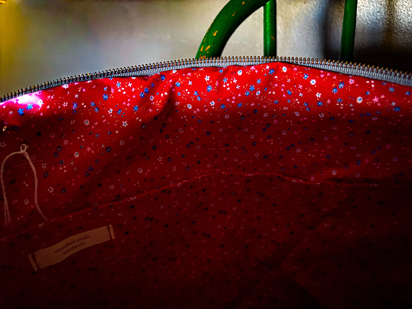 Mabel Overnighter- Peppermint Floral