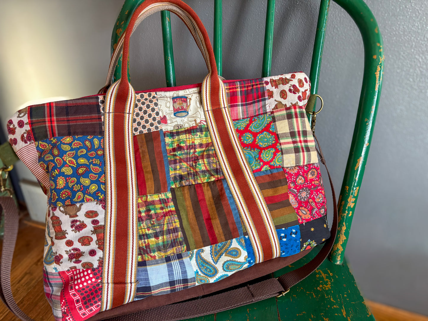 Perfectly Imperfect Day Bag- Vintage Browns